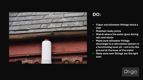 Do list - water egress