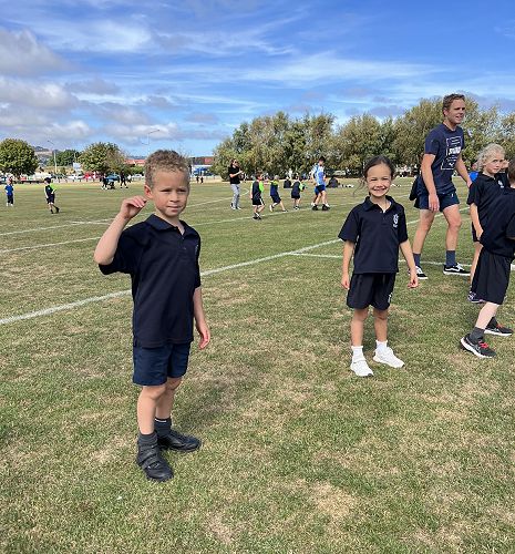Smiles all around... Edgar and Josephine