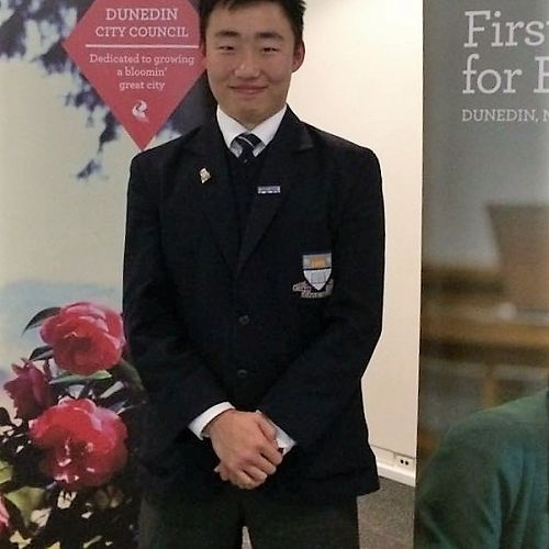 Henry promotes Otago Boys' and studying in Otago