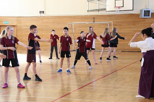 Japanese martial art Naginata