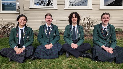 Winning Year 10 O'Mathlon team: