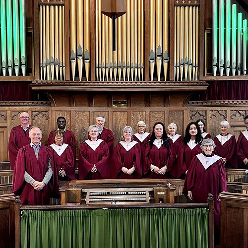 Mt Albert Methodist church choir.