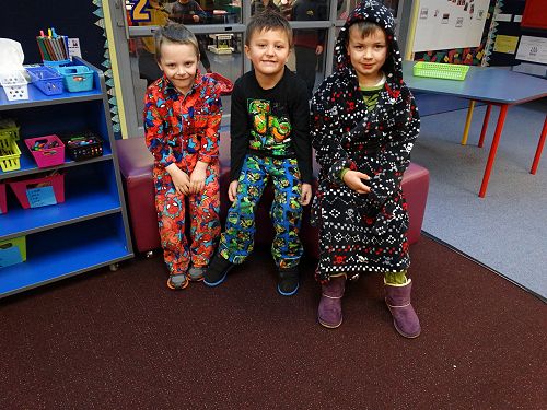 Ready for school or for sleep, whichever comes first!