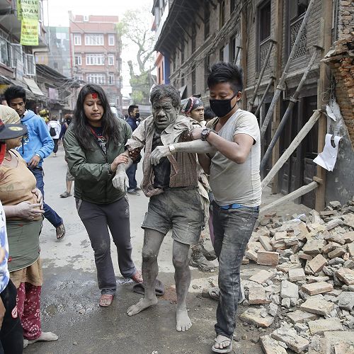 Survivors Pulled from Rubble after 7.8 Earthquake&nbsp;