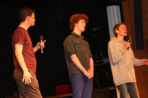 MCs; George, Paddy and Ben