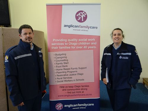 Balclutha Police Officers Robin Hutton and Rochell