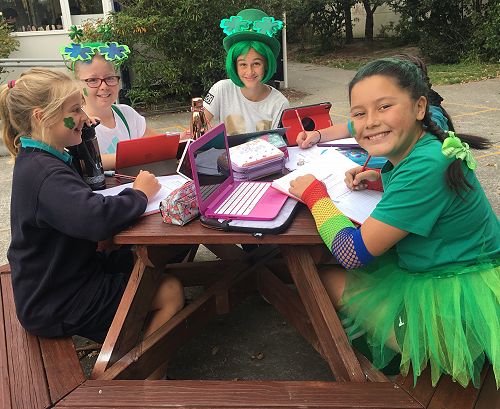 St Patrick's Day dressing up