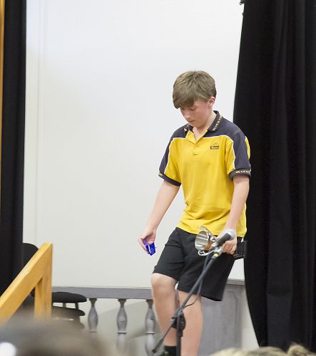 Max was awarded the Values Cup