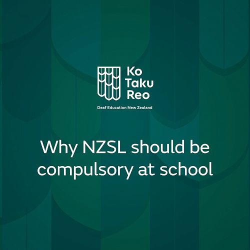 Video: Why NZSL should be compulsory at school