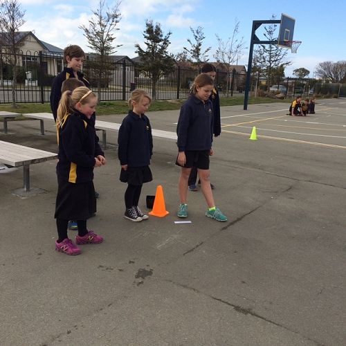 Medieval games with our big buddies in Room 20.