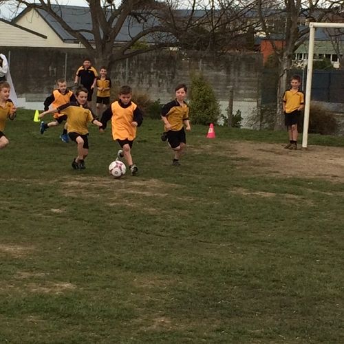 Soccer tournament - Room 7 vs Room 10   2-2 draw