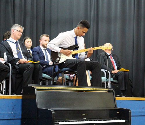 Jeremiah Schaumkel performing Just The Two Of Us by Bill Withers