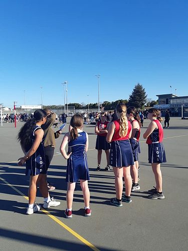 Netball 2021 the 9 White Team