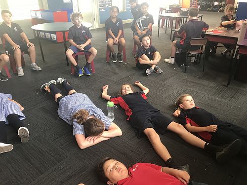 Mindfulness session in Wairere.