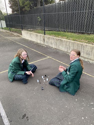 Lucy and Charli finding the perfect ratio