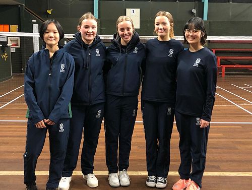 Columba College Badminton Team