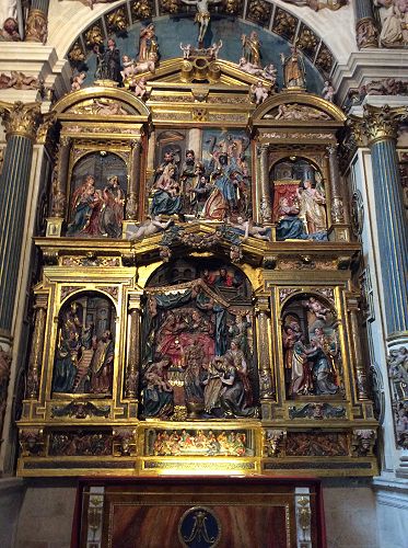 Day 9 Altar in a side chapel in Burgos Cathedral