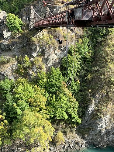 Alex Cockerill taking the plunge!