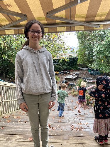 Samantha has completed her 10-week placement at My Treehut working in early childhood education. The children had so much fun with Sam, she has been offered a holiday job here and she is looking at a career in early childhood when she leaves school.