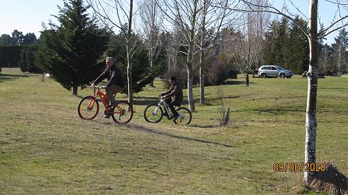 Rangi Dads on the Cross Country Course