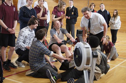 Interhouse Indoor Rowing