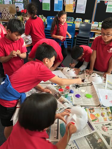 Team Harakeke Mask Making