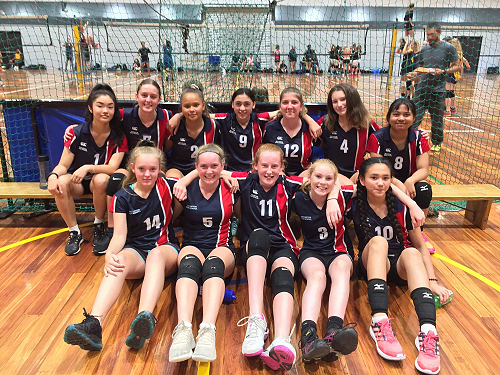 2019 Junior Girls Volleyball team