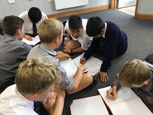 Learning from each other.