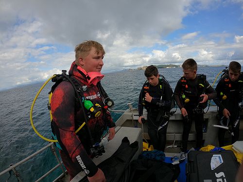 PADI open water diving course