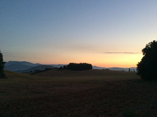 Day 5 Sunrise on the way Agenda Prado de Irache, Iguzquiza