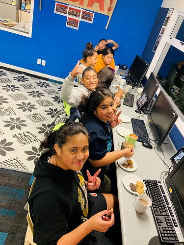 Team Aroha Girls' Overnight event