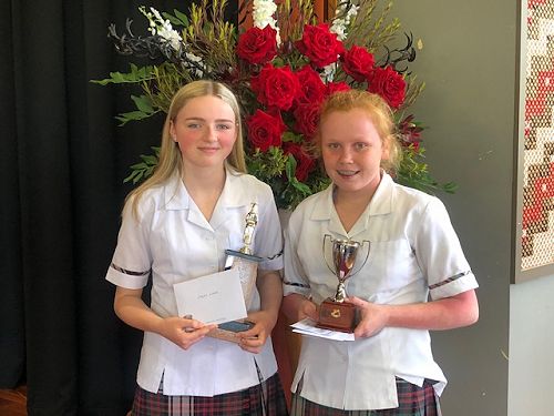 Casey Kinns and Hannah Miller (left to right)