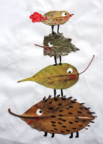 Autumn birds artwork