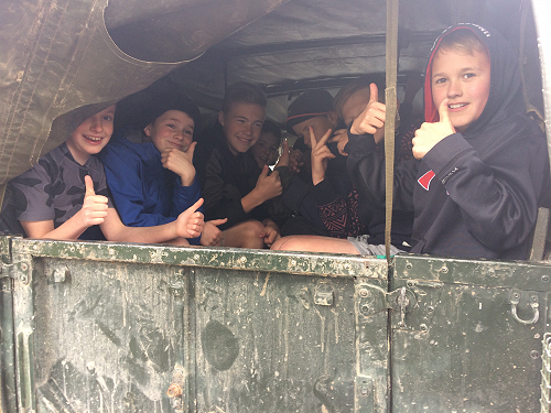 Adventures at Year 7 Camp survival. 