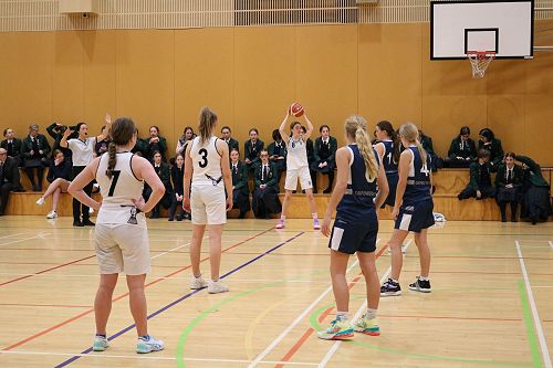 Alex Duff with a side line throw