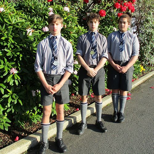 Lochlan Webb, Torin Webb and Patrick Sefo-Cloughley