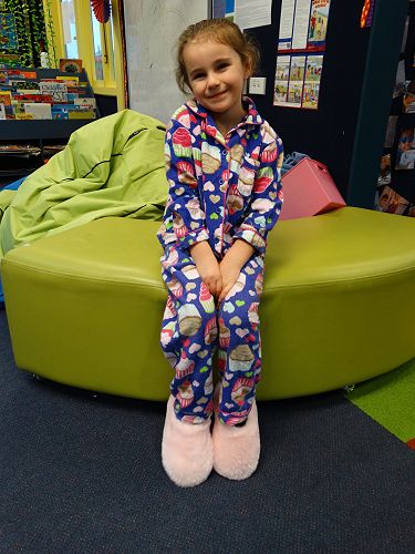 I love wearing my PJ's to school