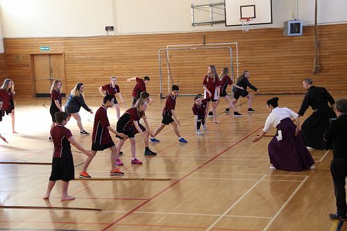 Japanese martial art Naginata