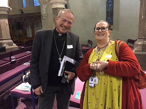 Bishop Steve and Anglican Family Care Social Worker, Rev’d Rose Scott