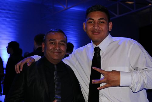 Mr Vince Raj and Mika Moemalu