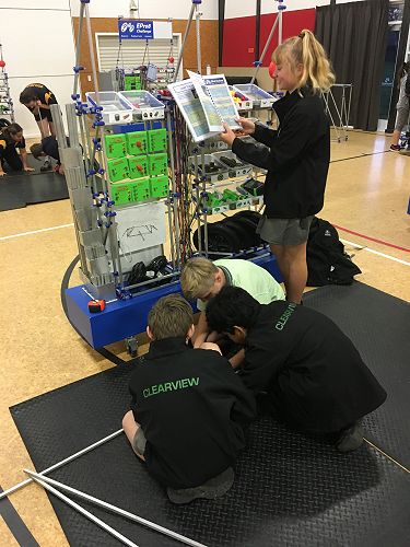 Working on choosing which challenge to do, and figuring out what had to be done.