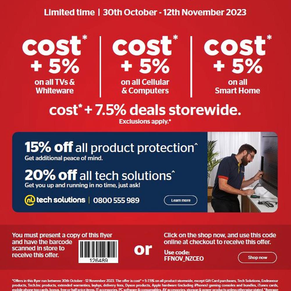 Noel Leeming Friends & Family Deals