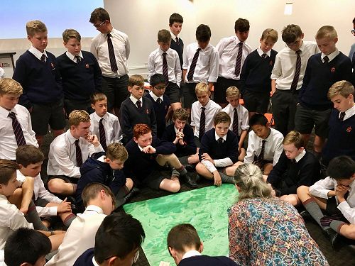 Year 8 learning about the History of Dunedin at Toitu.