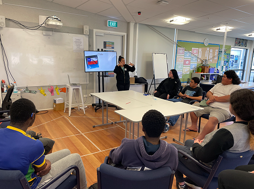 Natalie - Visitor from Chile - Deaf Lives Presentation