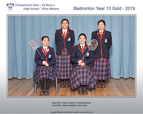 Badminton Year 13 Gold - 2019
