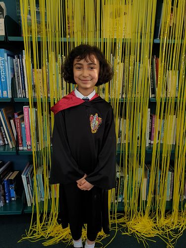 Students enjoying Fictional Character Dress Up Day