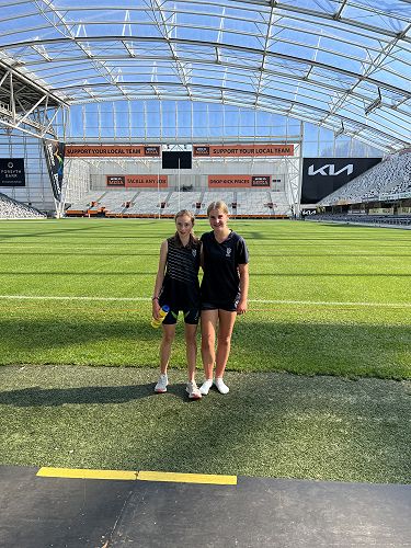 Melanie Button and Isla Nicholson