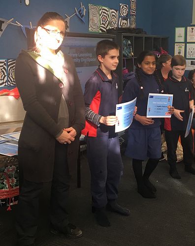 Basketball B - Most Improved Alex Bryant, Most Consistent Samyuktha Venkataraman, Most Promising Samuel Youngman. 