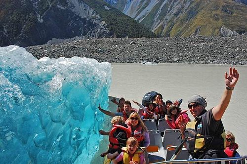 Mount Cook Glacier Boat