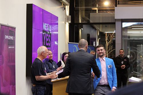 YES Awards being handed out